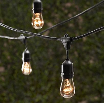 Φωτισμός εξωτερικού PVC E26 E27 S14 Edison Bulb Include Πυρόστερο LED G40