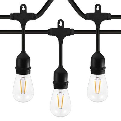 Διακόσμηση Χριστουγεννιάτικα φώτα Led String Εξωτερικά S14 Shatterproof Edison Bulbs