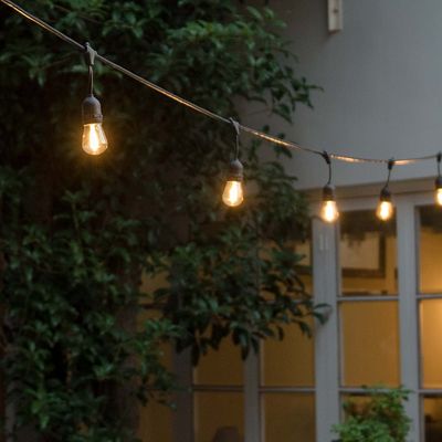 Φωτισμός εξωτερικού PVC E26 E27 S14 Edison Bulb Include Πυρόστερο LED G40