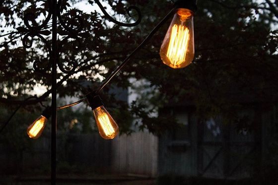 Ηλιακό σχοινί φώτα εξωτερικά LED ζώνη String B22 E27 με IP65 προσαρμοσμένο μέγεθος