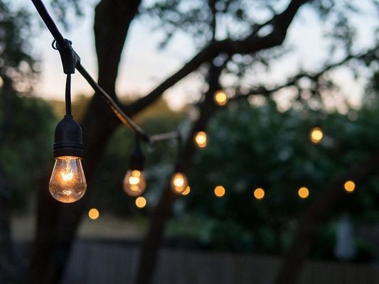 20 λαμπτήρες μπαταρία LED 120V String Light μπάλες για εξωτερικό κήπο patio party IP65