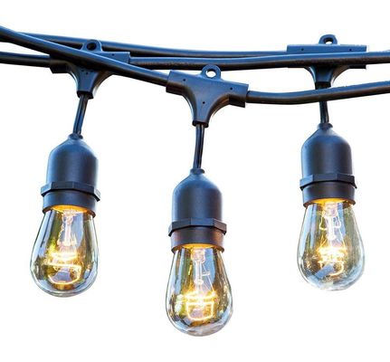 Χριστουγεννιάτικο στυλ 48ft S14 LED Edison λαμπτήρες ράβδους Φώτα για εσωτερικό εξωτερικό