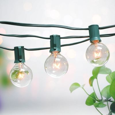 Χριστουγεννιάτικο στυλ 48ft S14 LED Edison λαμπτήρες ράβδους Φώτα για εσωτερικό εξωτερικό