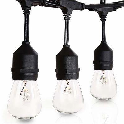 Προσαρμοσμένο χρώμα G40 Festoon Globe String Catenary Light Ηλιακό