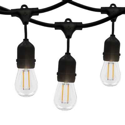 Προσαρμοσμένο χρώμα G40 Festoon Globe String Catenary Light Ηλιακό