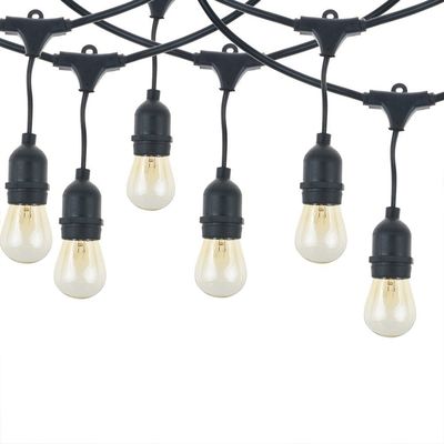Προσαρμοσμένο χρώμα G40 Festoon Globe String Catenary Light Ηλιακό