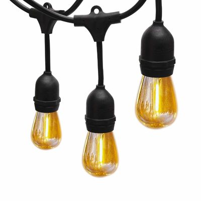 Προσαρμοσμένο χρώμα G40 Festoon Globe String Catenary Light Ηλιακό