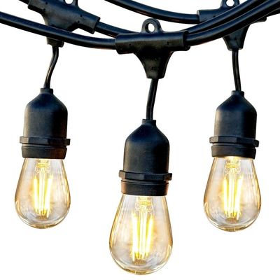 Εταιρεία κατασκευής 500m Connect Solar Led Outdoor String Light Θερμοκρασία εργασίας -20-40 C
