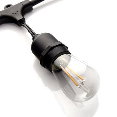 Διακόσμηση Χριστουγεννιάτικα φώτα Led String Εξωτερικά S14 Shatterproof Edison Bulbs