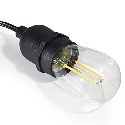 Διακόσμηση Χριστουγεννιάτικα φώτα Led String Εξωτερικά S14 Shatterproof Edison Bulbs