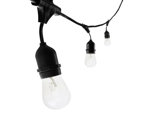25ft 48ft Clear Bulb LED G40 Globe Solar LED String Lights Για διακοσμητικές διακοπές