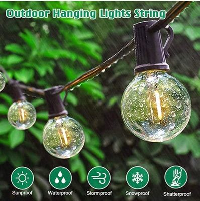 Χριστούγεννα Vintage LED Κεραμίδι Για Καφέ Patio Φώτα ράβδους Φωτισμός