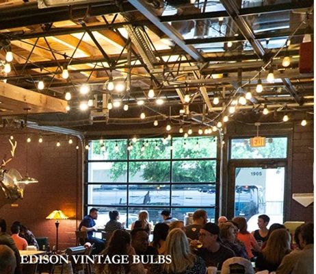 Χριστούγεννα Vintage LED Κεραμίδι Για Καφέ Patio Φώτα ράβδους Φωτισμός